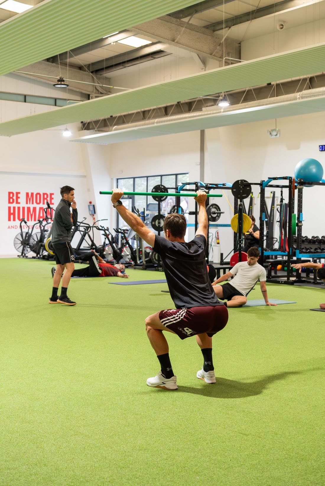 Deportista entrenando en la preparación de temporada